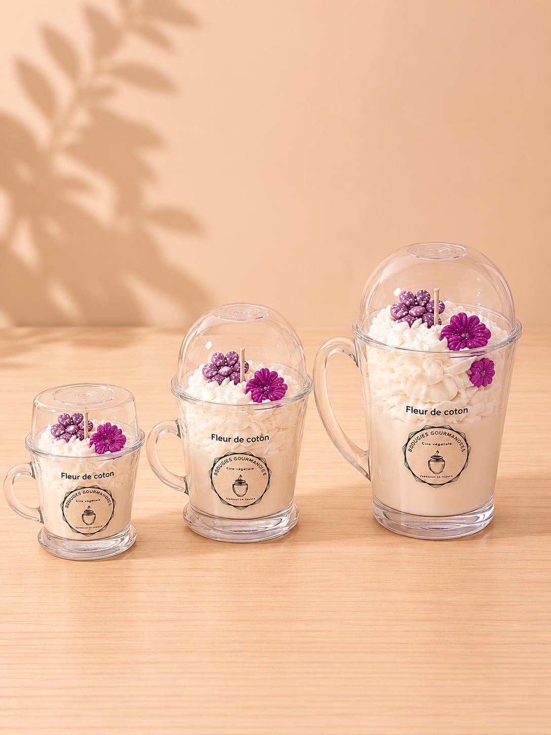 Bougie parfumée Fleur de coton – Douceur et ambiance cocooning – Image 2