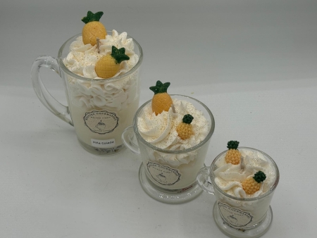 Bougie gourmande Piña Colada parfum coco et ananas