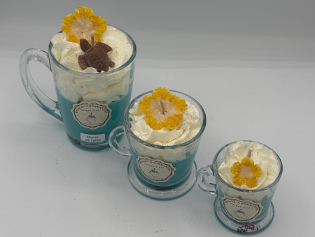 bougie gourmande monoï de tahiti artisanale maison cindy trois tailles