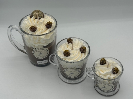 Bougie gourmande Rocher Praliné en cire de soja