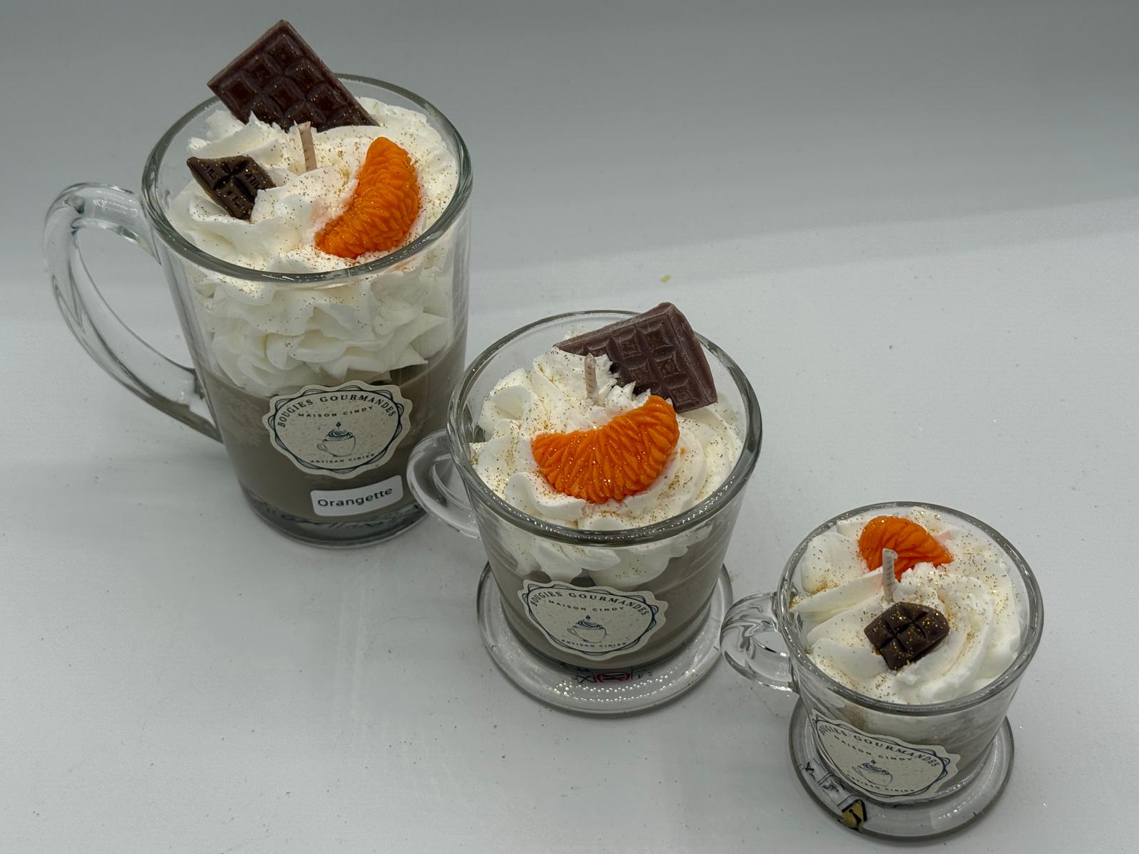 Bougie gourmande Orangettes – Bougie parfumée artisanale chocolat & orange – Image 3
