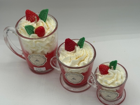 Bougie gourmande Fraise des Bois en cire de soja