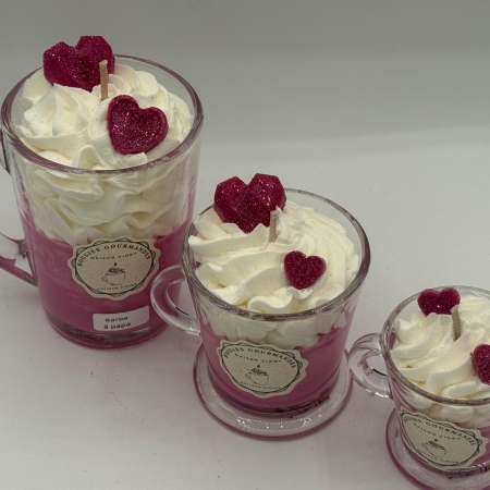 Bougie gourmande Barbe à papa en cire de soja