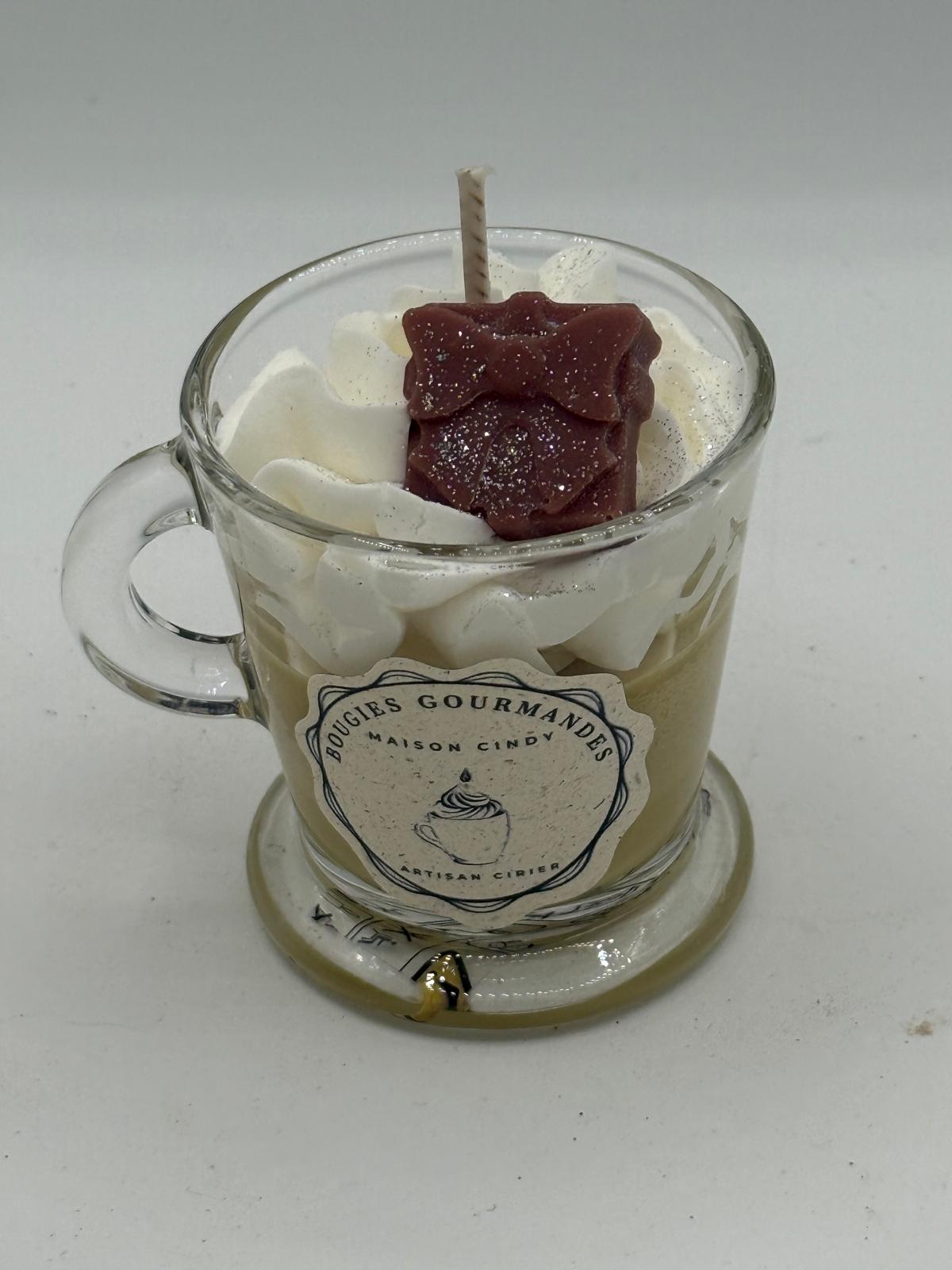 Bougie gourmande Caramel – Bougie parfumée artisanale – Image 3
