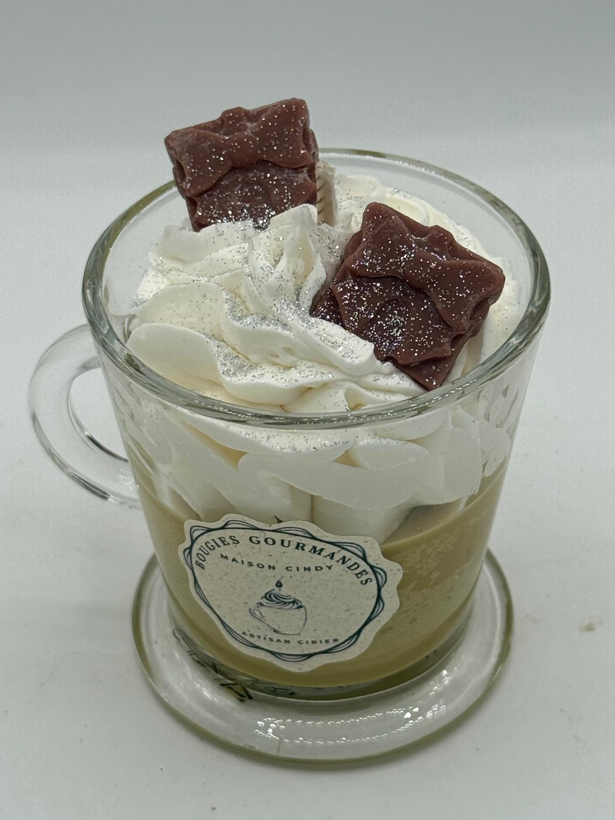Bougie gourmande Caramel – Bougie parfumée artisanale – Image 4