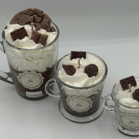 Bougie gourmande Cookie parfum biscuit chocolat