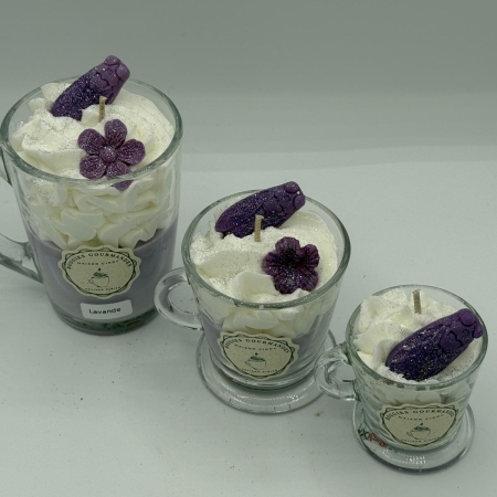 Bougie gourmande Lavande en cire de soja