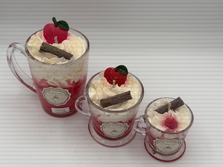 Bougie gourmande Pomme Cannelle en cire de soja