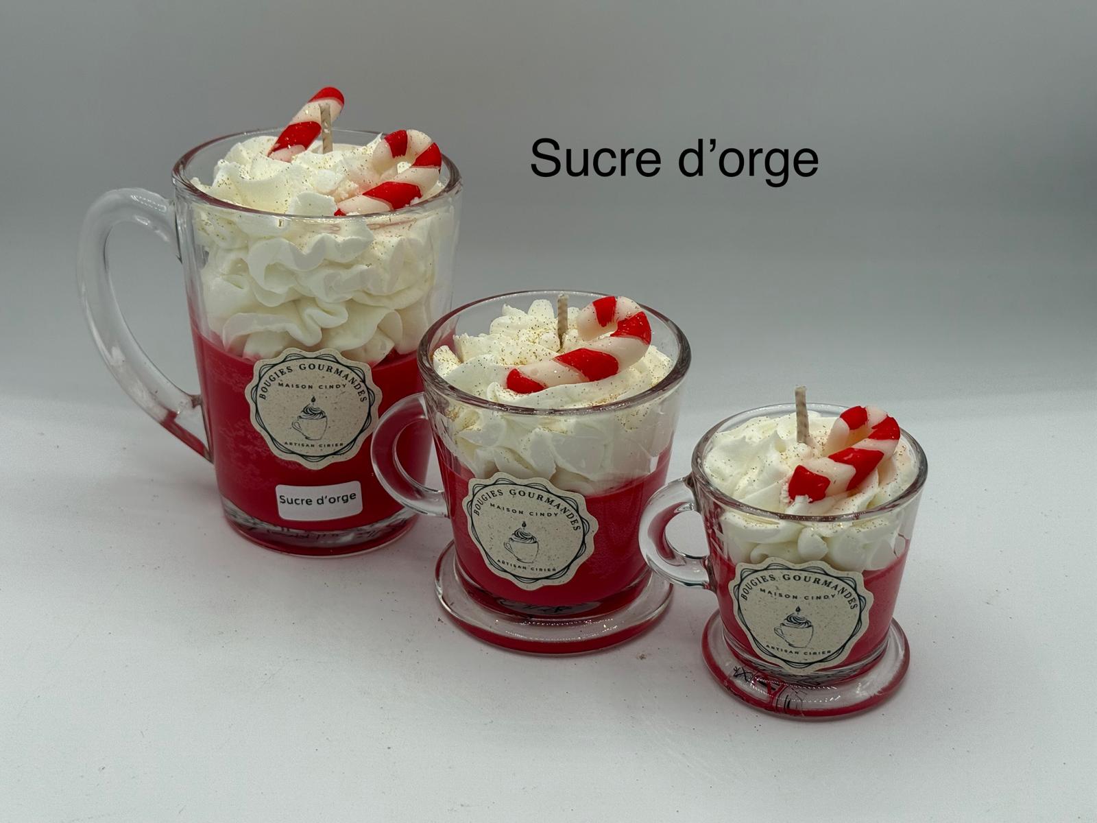 Bougie gourmande Sucre d’orge – Bougie parfumée artisanale – Image 3