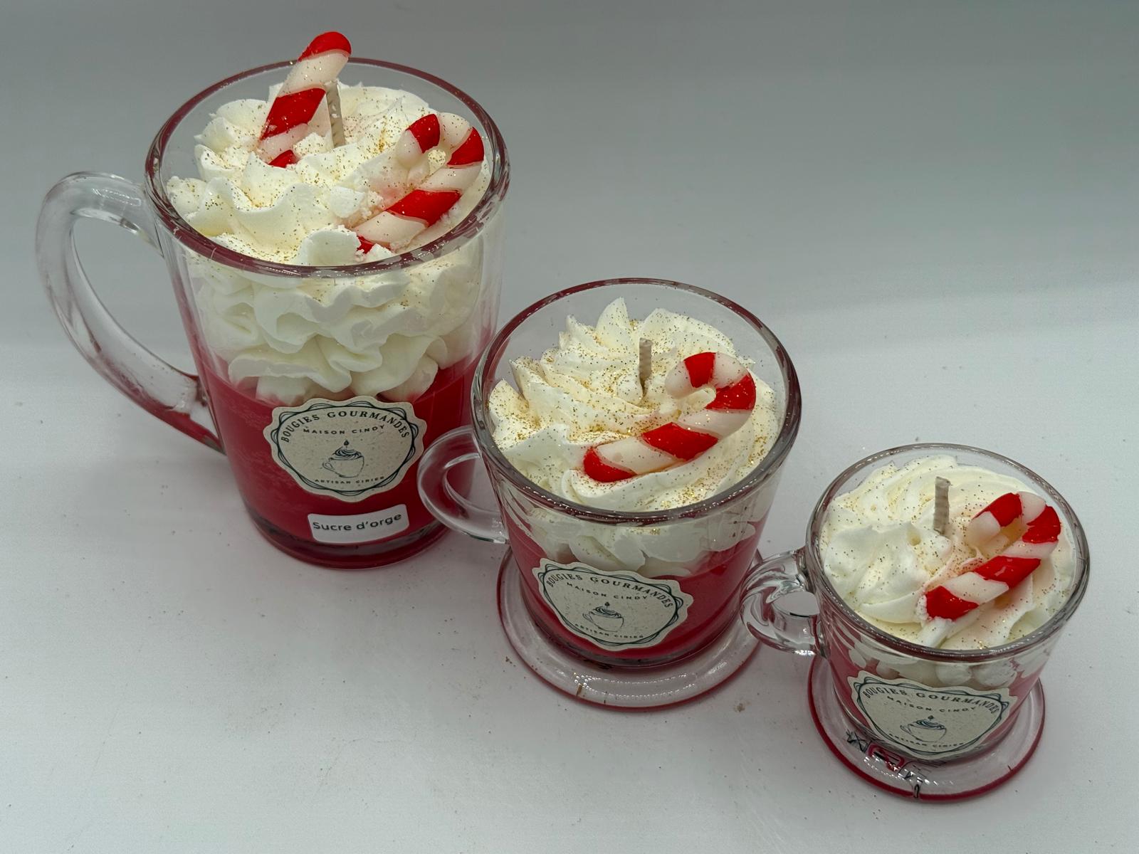 Bougie gourmande Sucre d’orge – Bougie parfumée artisanale – Image 2