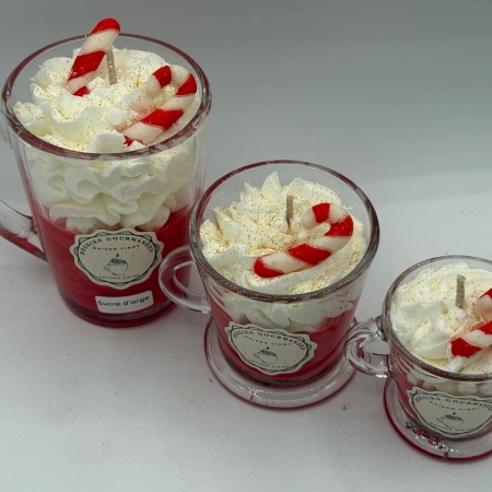 Bougie gourmande Sucre d’Orge en cire de soja