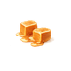 Bougie parfum caramel gourmand