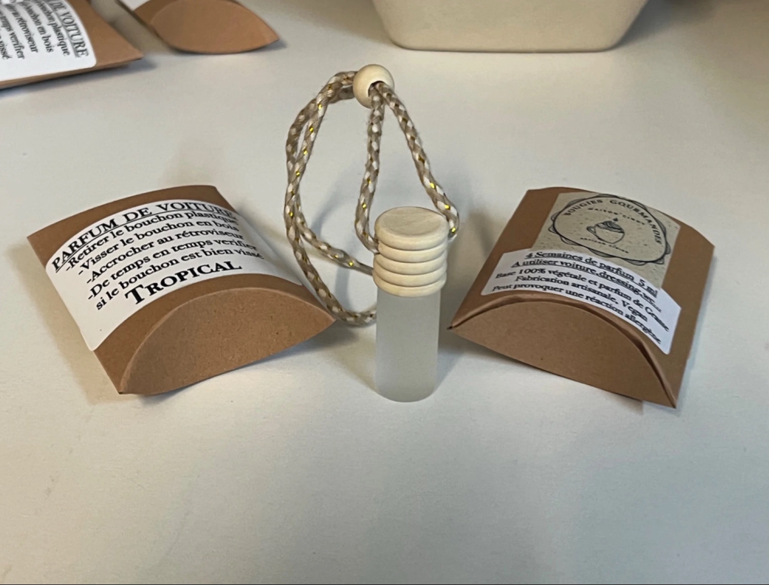Diffuseur parfumé pour voiture – Parfums gourmands