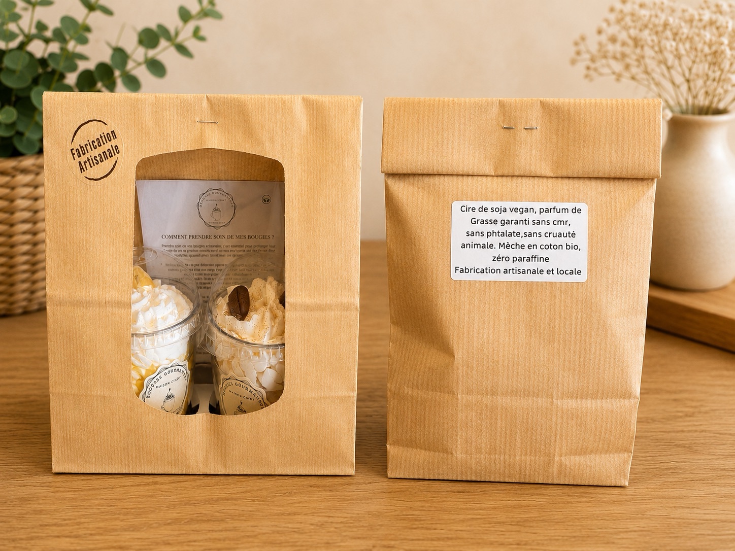 Coffret 2 Bougies Moyennes