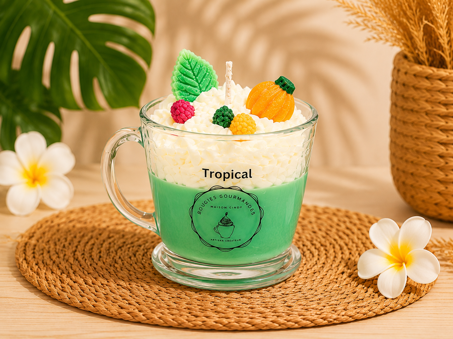 Bougie gourmande Tropical – Image 4