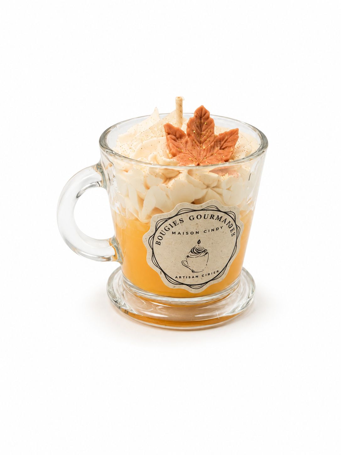 Bougie Citrouille Givrée – Image 3