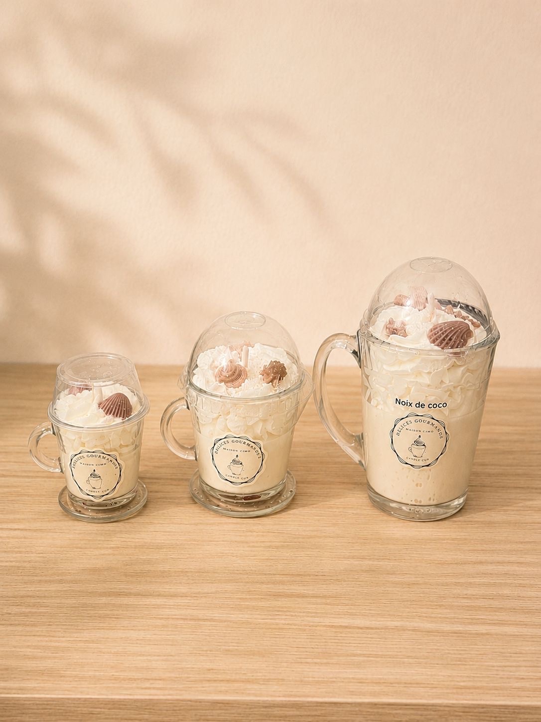 Bougie gourmande Noix de coco artisanale – Image 2