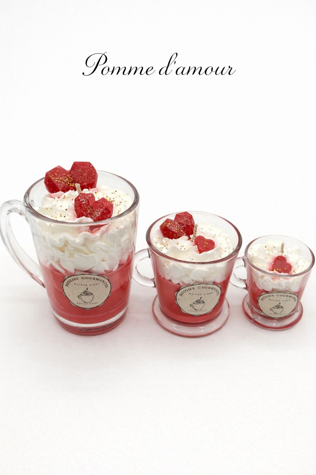 Bougie gourmande Pomme d'Amour – Image 2