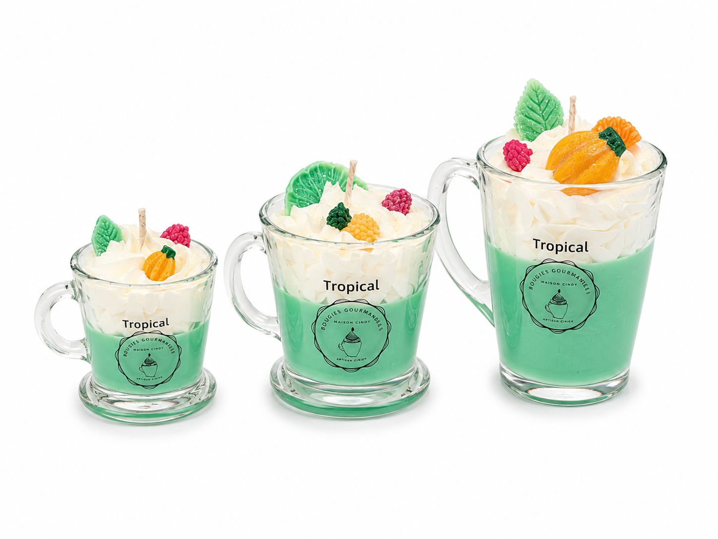 Bougie gourmande Tropical artisanale Maison Cindy