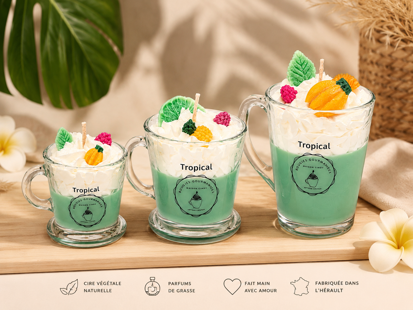 Bougie gourmande Tropical