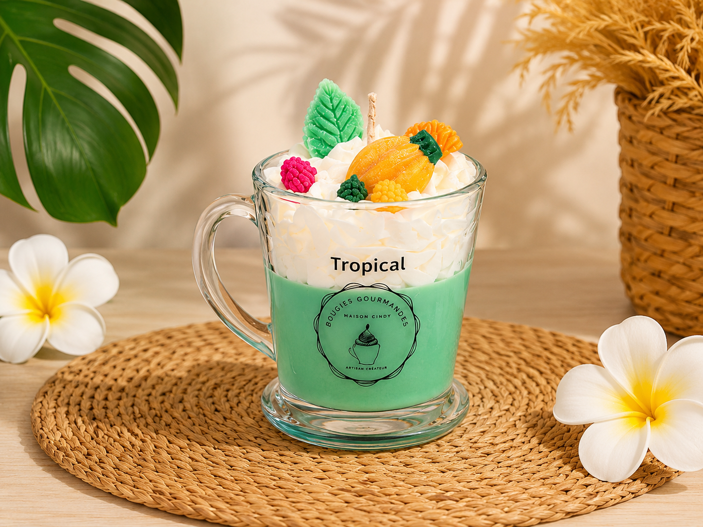 Bougie gourmande Tropical – Image 3
