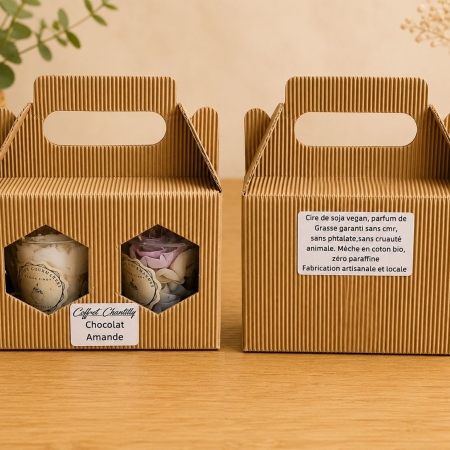 Coffret 2 chantillys parfumées Maison Cindy