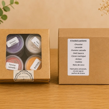 Coffret 8 fondants parfumés Maison Cindy